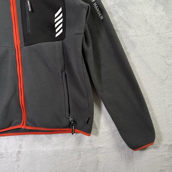 Helly Hansen Fleece Jacket Women's Large**(see measurements, missing tag) Grey - Picture 3 of 16